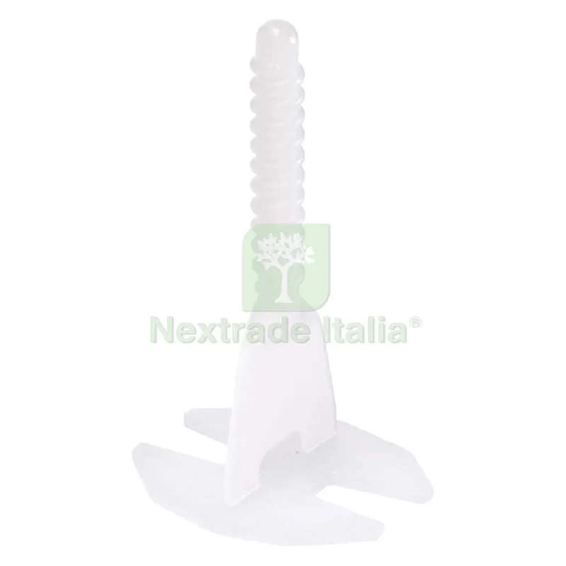 BASE LIVELLANTE A VITE PER GHIERA piastrelle spess. 3/15 mm - 300pz — Misurazione e taglio manuale — rif. FERX.1025710NLM