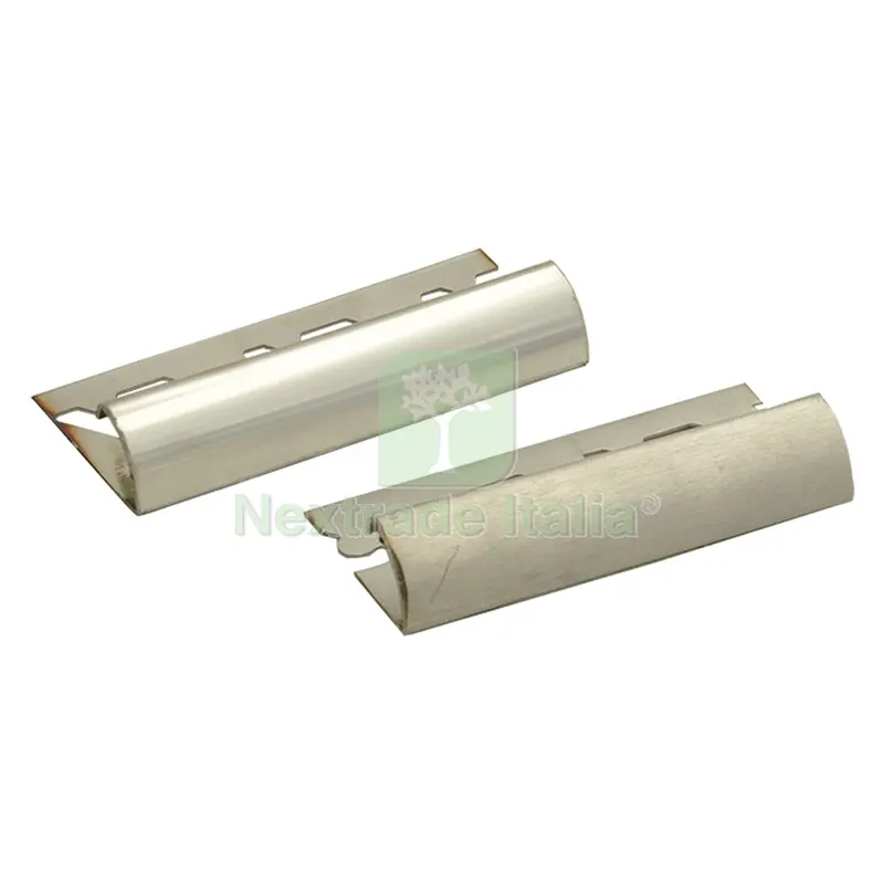 10PZ PROFILO JOLLY PER PIASTRELLE mm 10 cm 250 SATINATO SPAZZOLA — Isolanti e reti — rif. FERX.1031112NLM