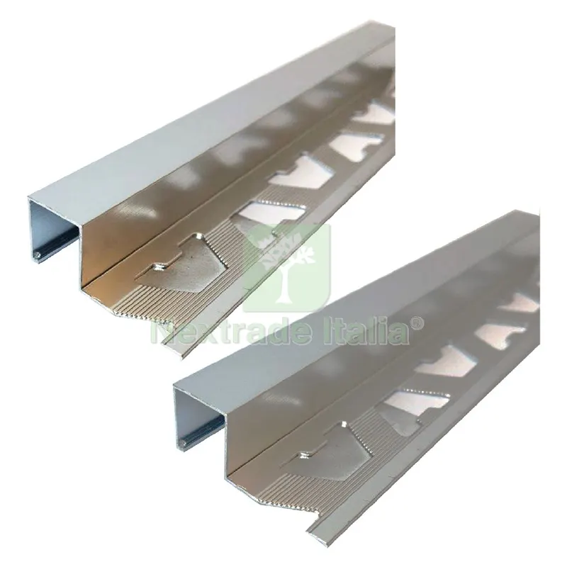 15PZ PROFILO JOLLY PER PIASTRELLE mm 10 H.cm 250 lucido — Isolanti e reti — rif. FERX.1031016NLM