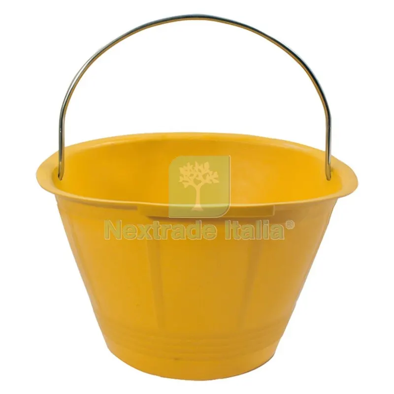 10PZ SECCHIO PER MURATORE giallo 'extra' diametro mm 355 - 10 litri — Casalinghi e organizzazione — rif. FERX.102175NLM 10PZ SECCHIO PER MURATORE giallo 'extra' diametro mm 355 - 10 litri — Casalinghi e organizzazione — rif. FERX.102175NLM