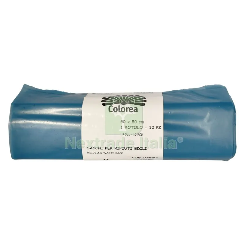 Sacco per Macerie cm. 50x80 azzurri - cf.10 pezzi — Protezione piante e sementi — rif. FERX.102992NLM Sacco per Macerie cm. 50x80 azzurri - cf.10 pezzi — Protezione piante e sementi — rif. FERX.102992NLM
