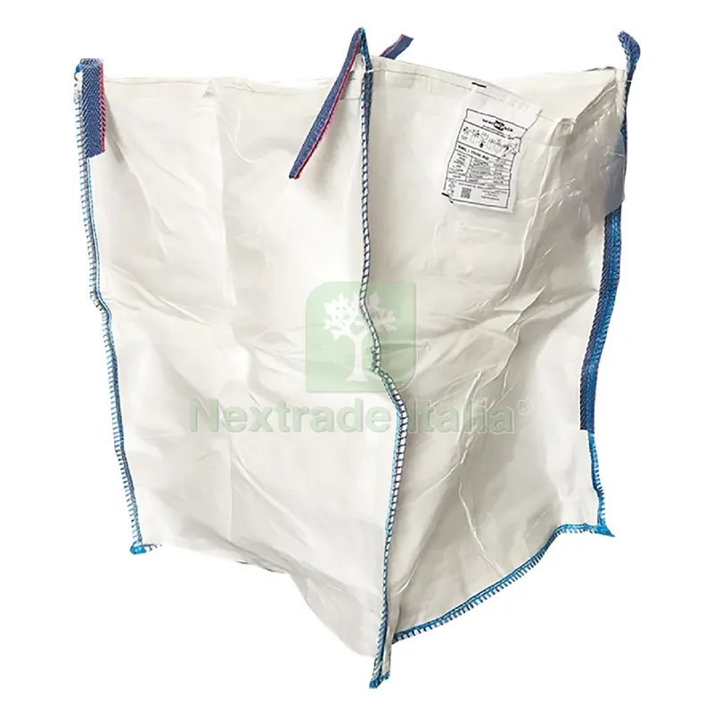 SACCONE IN POLIPROPILENE FONDO CHIUSO 'BIG BAG' bocca di carico a caramella — Pile e batterie — rif. FERX.1029984NLM
