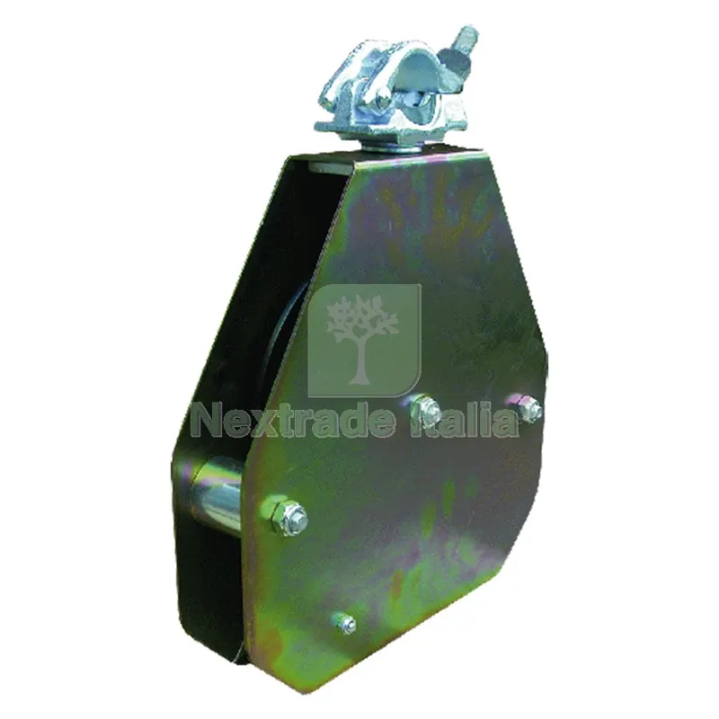 Carrucola di Sicurezza ø 200 - port. Kg. 50 — Ferramenta per legno e mobili — rif. FERX.102204NLM Carrucola di Sicurezza ø 200 - port. Kg. 50 — Ferramenta per legno e mobili — rif. FERX.102204NLM