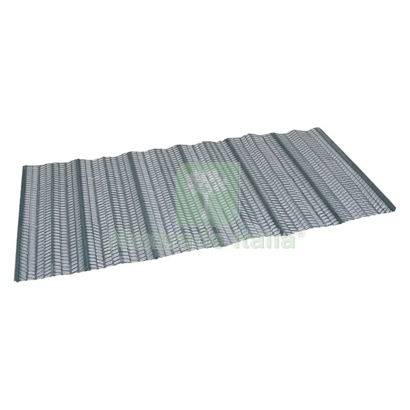 20PZ RETE PORTAINTONACO 'NERVO-METAL' cm 60 x 250 — Isolanti e reti — rif. FERX.105060NLM