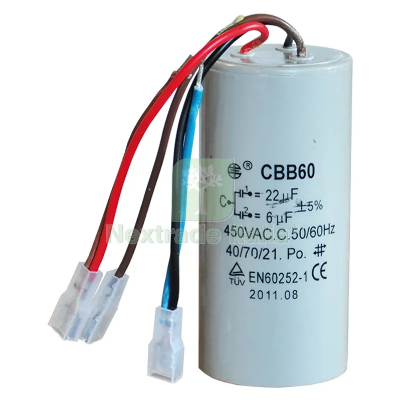 CONDENSATORE per TT 200 - 22 mF + 6 mF — Pompe — rif. FERX.100162NLM