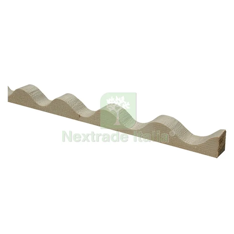 PROFILO IN LEGNO ONDULATO cm 200 — Isolanti e reti — rif. FERX.104526NLM