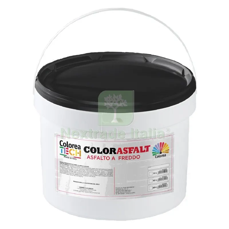 Asfalto a Freddo 'colorasfalt' kg. 20 — Materiali e teli da cantiere — rif. FERX.904028NLM