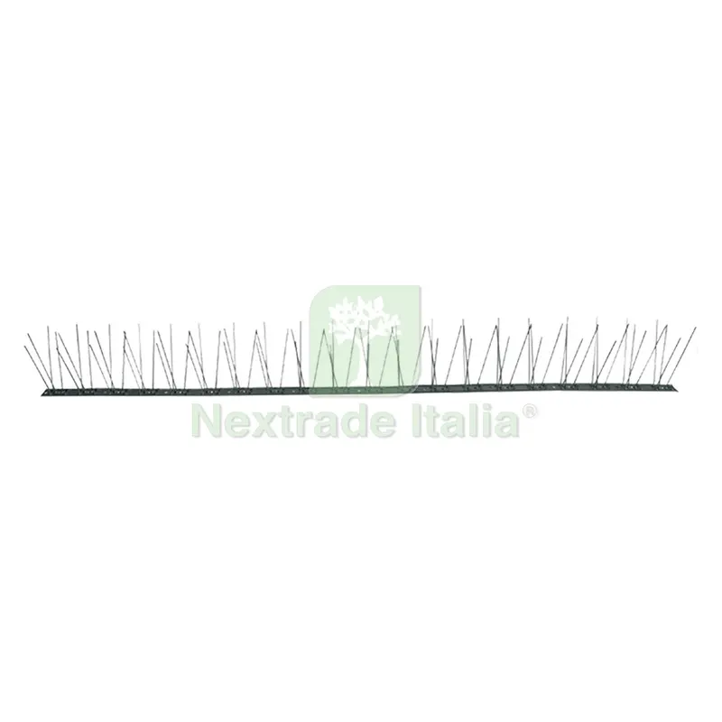 25PZ DISSUASORE VOLATILI PER MURETTI mt 1 - 80 spilli h.11 cm — Protezione piante e sementi — rif. FERX.103164NLM 25PZ DISSUASORE VOLATILI PER MURETTI mt 1 - 80 spilli h.11 cm — Protezione piante e sementi — rif. FERX.103164NLM