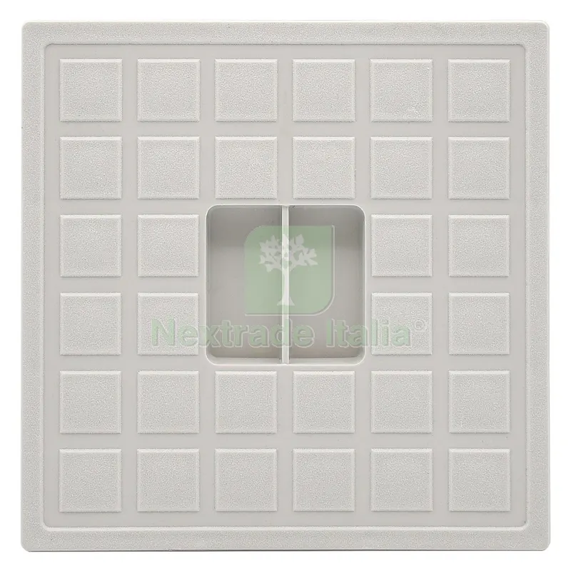 Coperchio Quadro per Pozzetto Pluviale mm 12,7 x 12,7 x h. 1 — Scarichi e sifoni — rif. FERX.104376NLM