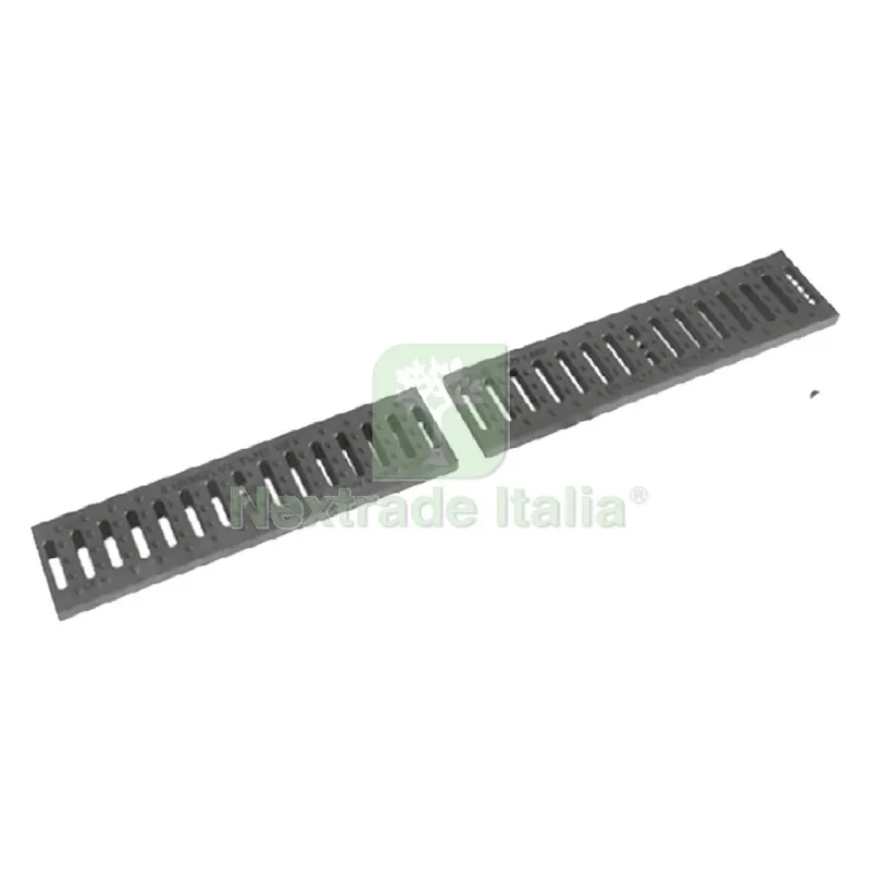 2PZ GRIGLIA PLASTICA PER CANALETTA C250 cm 50 x 12,6 x H. 2,6 — Docce e arredo acqua da giardino — rif. FERX.1030154NLM