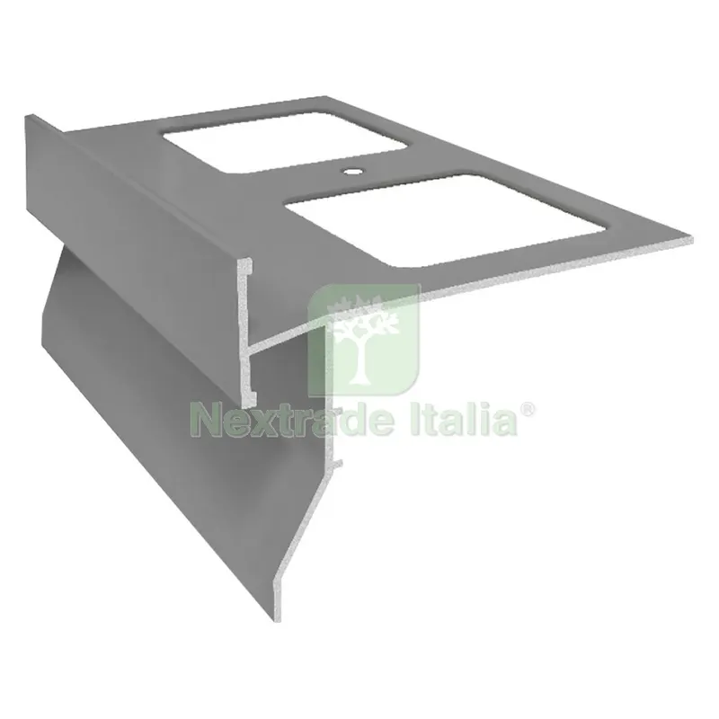 GOCCIOLATOIO PER BALCONI/TERRAZZE 'TOP' in alluminio - larghezza 95 mm / lunghezza 2,7 mt — Irrigazione — rif. FERX.1031340NLM GOCCIOLATOIO PER BALCONI/TERRAZZE 'TOP' in alluminio - larghezza 95 mm / lunghezza 2,7 mt — Irrigazione — rif. FERX.1031340NLM