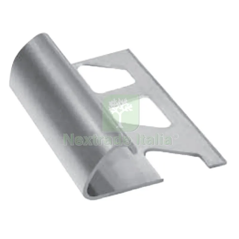 12PZ PROFILO JOLLY PER PIASTRELLE BORDI ARROTONDATI mm 10 cm 250 opaco — Isolanti e reti — rif. FERX.1031616NLM