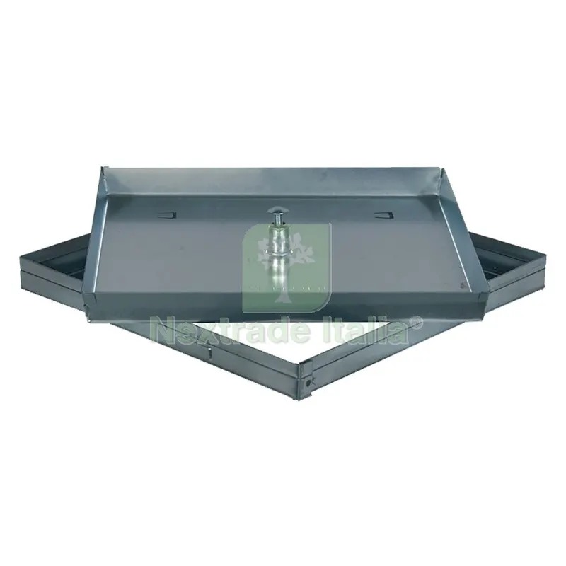 5PZ Sigillo Portapavimento Zincato cm 33 x 33 - luce cm 29 x 29 nx1 — Adesivi e sigillanti — rif. FERX.1039453NLM