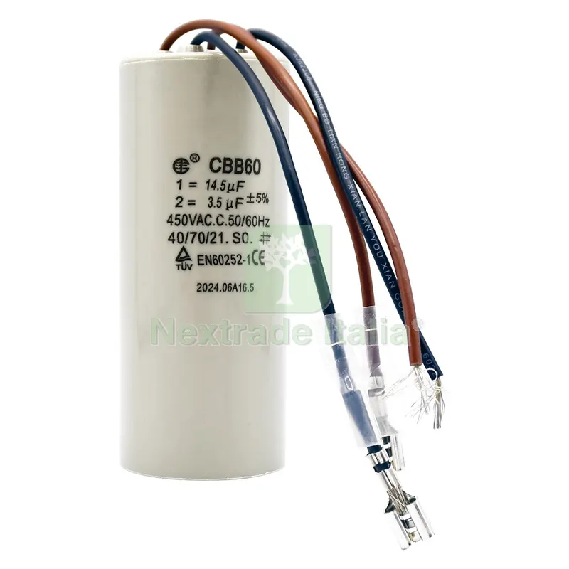 CONDENSATORE PER ELETTROCARRUCOLA per modello SX200 — Pompe — rif. FERX.1001406NLM CONDENSATORE PER ELETTROCARRUCOLA per modello SX200 — Pompe — rif. FERX.1001406NLM