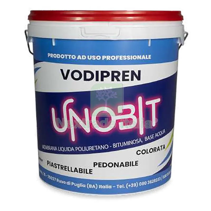 MEMBRANA LIQUIDA POLIFUNZIONALE COLORATA 'VODIPREN UNOBIT' kg. 2,5 - grigia — Adesivi e sigillanti — rif. FERX.9040110NLM MEMBRANA LIQUIDA POLIFUNZIONALE COLORATA 'VODIPREN UNOBIT' kg. 2,5 - grigia — Adesivi e sigillanti — rif. FERX.9040110NLM