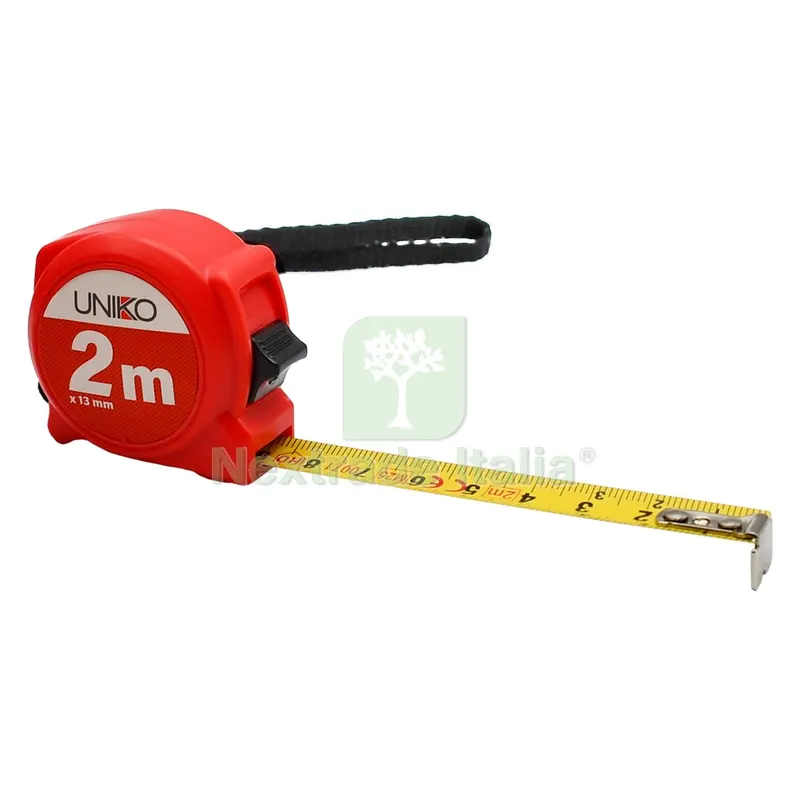 24PZ Flessometro Professionale 'uniko' mt.2 x 13 mm — Misurazione e taglio manuale — rif. FERX.514868NLM 24PZ Flessometro Professionale 'uniko' mt.2 x 13 mm — Misurazione e taglio manuale — rif. FERX.514868NLM