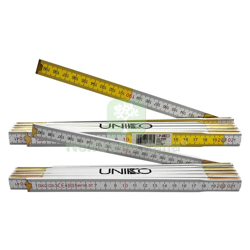 10PZ DOPPIO METRO 'UNIKO' colore bianco — Misurazione e taglio manuale — rif. FERX.101974NLM 10PZ DOPPIO METRO 'UNIKO' colore bianco — Misurazione e taglio manuale — rif. FERX.101974NLM