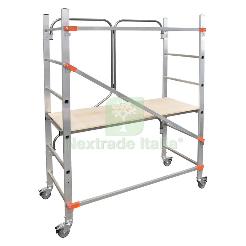 TRABATTELLO 'FLECTO' cm 146 x 60 x h.19,3 — Scale e ponteggi — rif. FERX.103842NLM