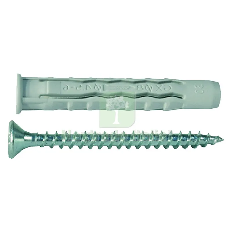 100PZ TASSELLO NYLON 'GL-VPS' GL-6VPS 6 x 30 vite 4,5 x 40 — Tasselli e ancoraggi — rif. FERX.440128NLM 100PZ TASSELLO NYLON 'GL-VPS' GL-6VPS 6 x 30 vite 4,5 x 40 — Tasselli e ancoraggi — rif. FERX.440128NLM