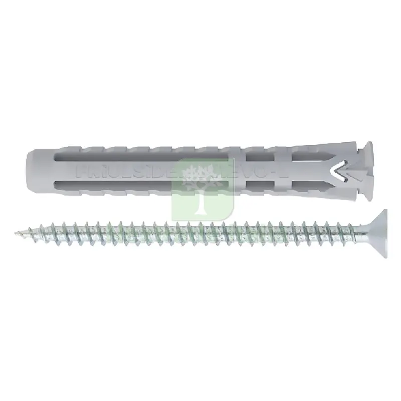 100PZ Tassello Nylon 'X1 EVO L' con Vite TPS Truciolare mm 6 x 50 - vite 4,5 x 60 — Pannelli e tavole in legno — rif. FERX.4306910NLM