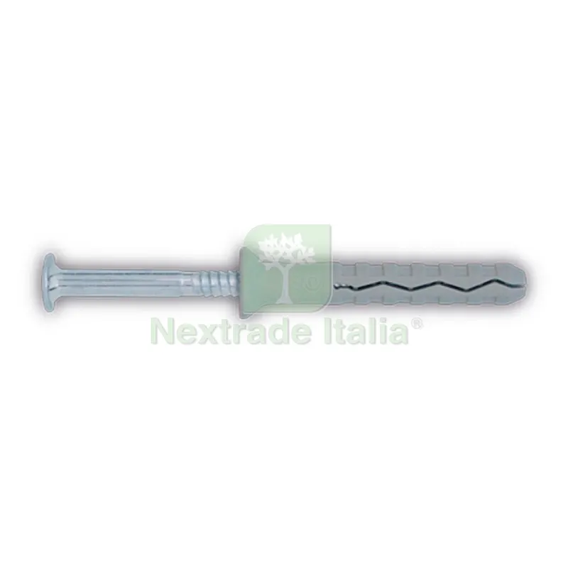 100PZ TASSELLO NYLON 'TSS' mm 6 x 60 vite 3,8 x 65 fis. 30mm — Tasselli e ancoraggi — rif. FERX.4306690NLM
