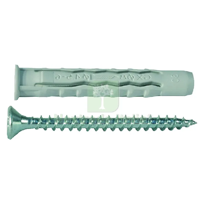 TASSELLO NYLON 'GL' GL8 VPSB 8 x 40 vt 5 x 50 pz 10+10 — Tasselli e ancoraggi — rif. FERX.440764NLM