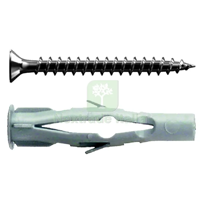TASSELLO NYLON 'GBU' GBU8/VB 8 x 50 vt 4,5 x 60 pz 8+8 — Tasselli e ancoraggi — rif. FERX.440822NLM