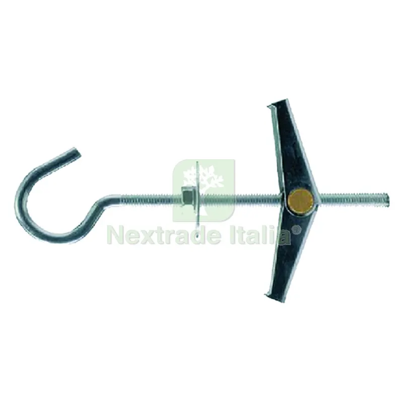 50PZ ANCORA ACCIAIO ''DE'' DE2 - ø foro 14 mm - vite M 4 x 75 — Viti — rif. FERX.440684NLM 50PZ ANCORA ACCIAIO ''DE'' DE2 - ø foro 14 mm - vite M 4 x 75 — Viti — rif. FERX.440684NLM