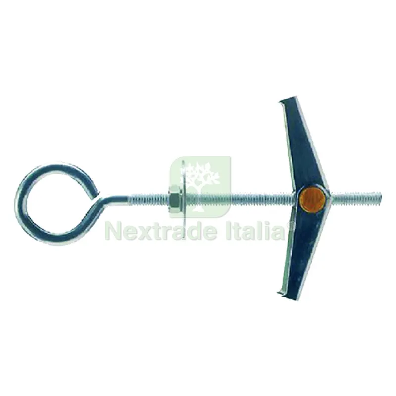 50PZ ANCORA ACCIAIO ''DE'' DE3 - ø foro 14 mm - vite M 4 x 75 — Viti — rif. FERX.440686NLM