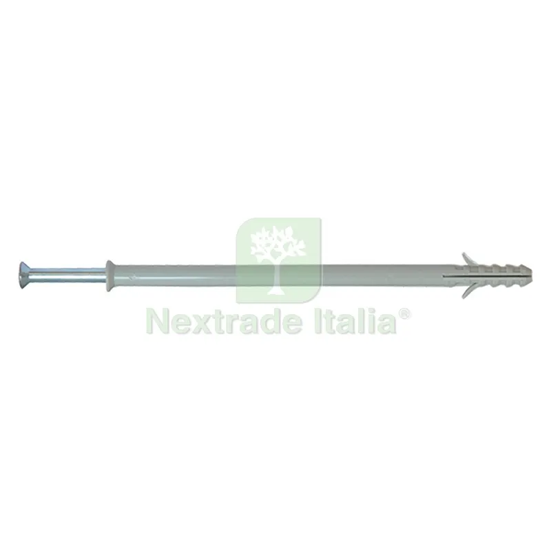 50PZ Tassello Nylon Prolungato mm 8 x 160 - vite 5,2 x 165 — Tasselli e ancoraggi — rif. FERX.430668NLM 50PZ Tassello Nylon Prolungato mm 8 x 160 - vite 5,2 x 165 — Tasselli e ancoraggi — rif. FERX.430668NLM