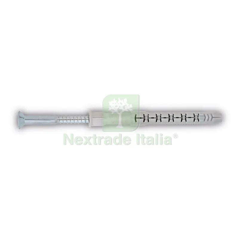 50PZ TASSELLO NYLON PROLUNGATO 'X5' mm 8 x 100 vite 6 x 105 fiss. 30mm — Tasselli e ancoraggi — rif. FERX.4306622NLM