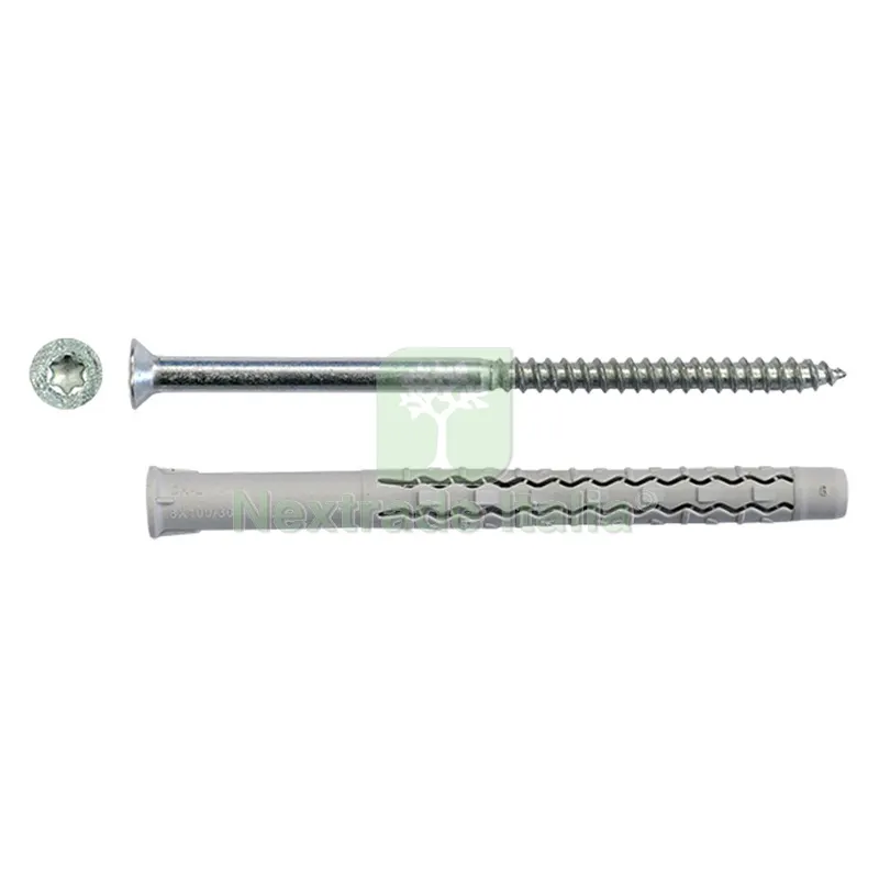 50PZ TASSELLO NYLON Gx L10160VT mm 10 x 160 T40 — Tasselli e ancoraggi — rif. FERX.440978NLM