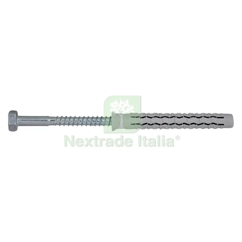 50PZ TASSELLO NYLON Gx L10120VEI mm 10 x 120 — Tasselli e ancoraggi — rif. FERX.4409824NLM