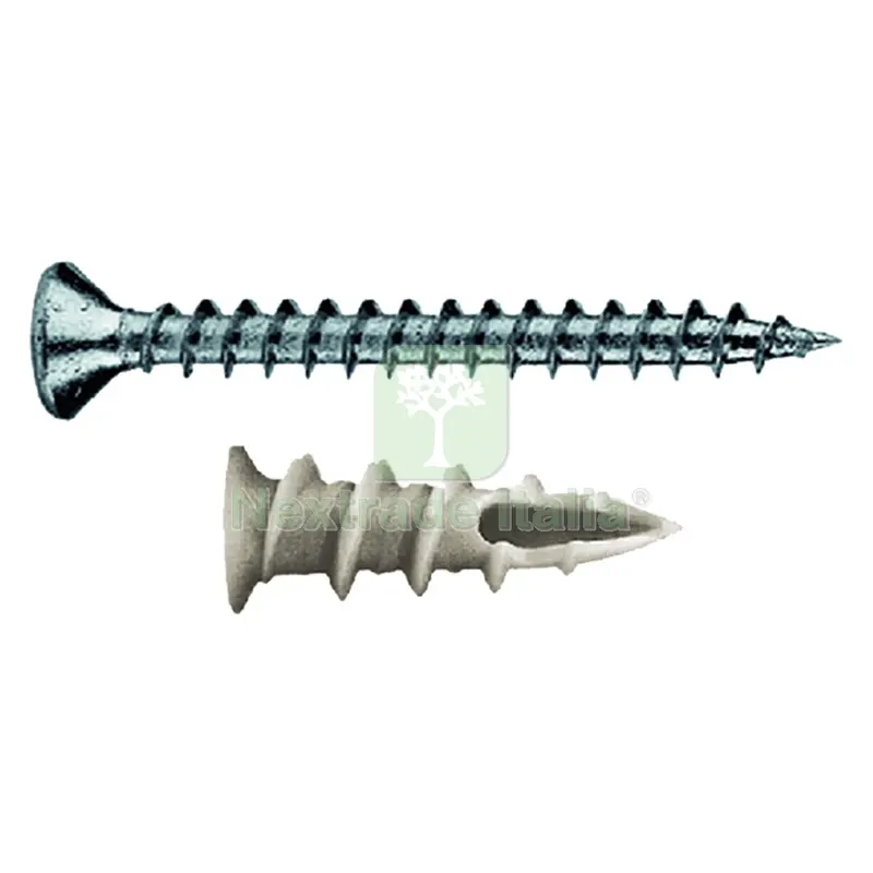 150PZ TASSELLO NYLON 'RAPID' RN/V 10 x 38 - vite 4,5 x 50 — Tasselli e ancoraggi — rif. FERX.440670NLM 150PZ TASSELLO NYLON 'RAPID' RN/V 10 x 38 - vite 4,5 x 50 — Tasselli e ancoraggi — rif. FERX.440670NLM