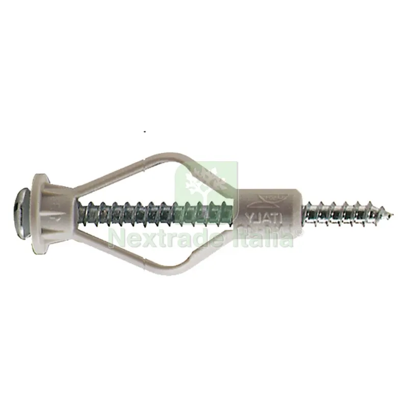 200PZ Tassello Lastro Nylon LN4-40/5 mm 8 x 40 - vite 4 x 55 — Tasselli e ancoraggi — rif. FERX.441060NLM