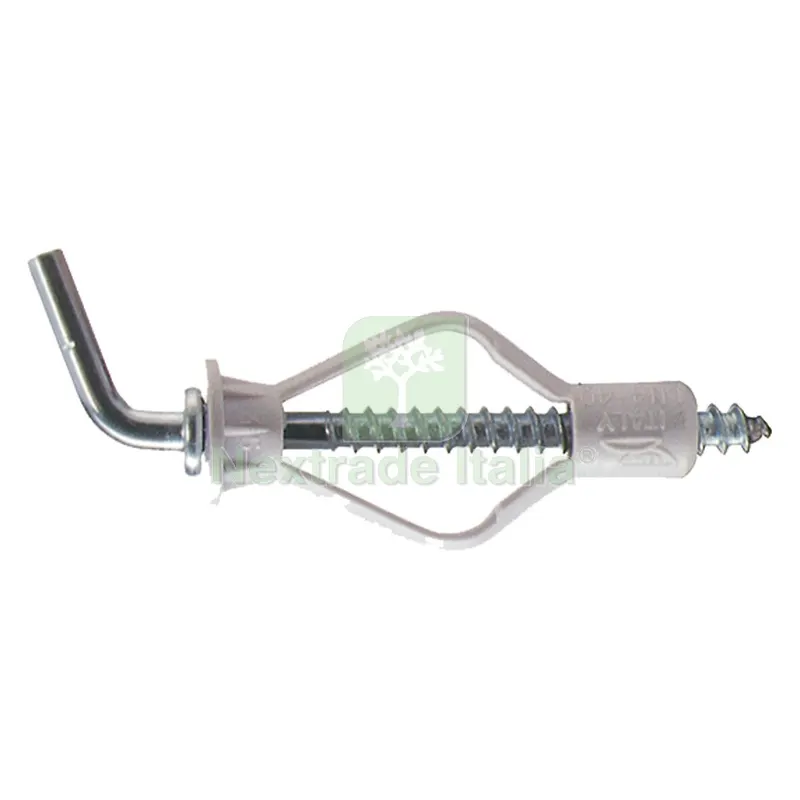 200PZ Tassello Lastro Nylon LN4-40/1 mm 8 x 40 - gancio corto — Tasselli e ancoraggi — rif. FERX.441072NLM