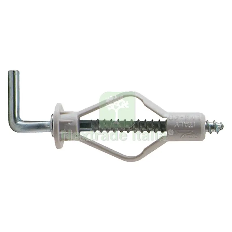 200PZ Tassello Lastro Nylon LN4-40/2 mm 8 x 40 - gancio medio — Tasselli e ancoraggi — rif. FERX.441054NLM 200PZ Tassello Lastro Nylon LN4-40/2 mm 8 x 40 - gancio medio — Tasselli e ancoraggi — rif. FERX.441054NLM