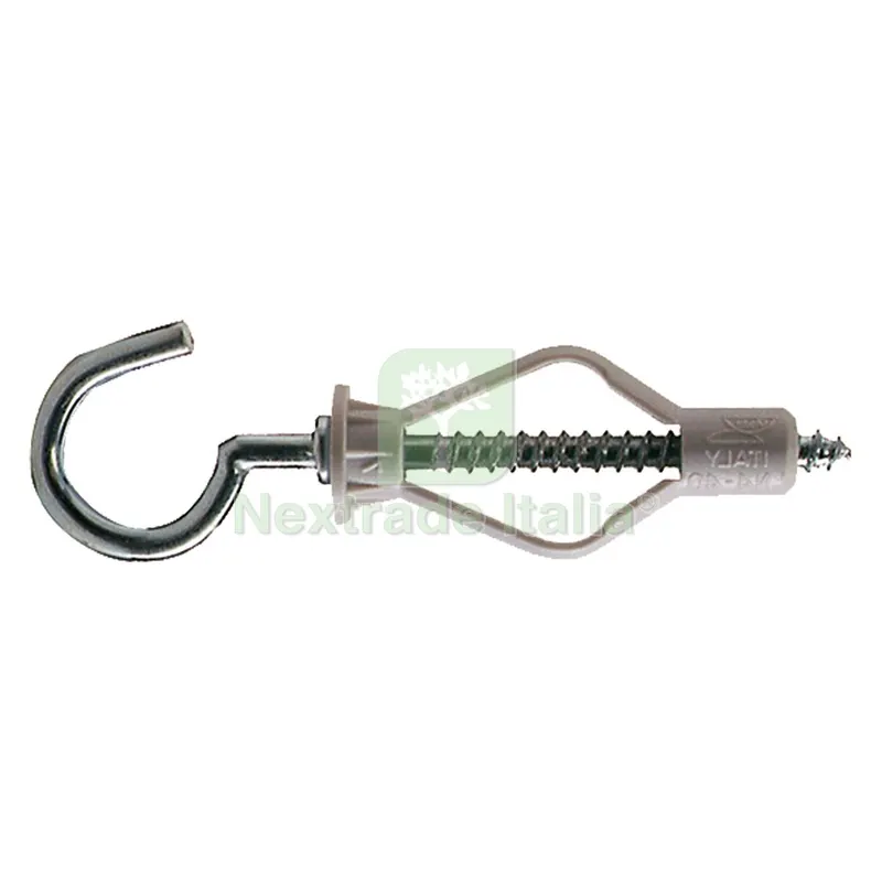 100PZ Tassello Lastro Nylon LN4-40/4 mm 8 x 40 - occh. aperto — Tasselli e ancoraggi — rif. FERX.441078NLM