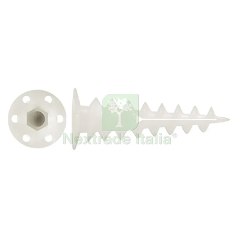 50PZ TASSELLO PER PANNELLI ISOLANTI ømm 33 x lungh. mm 50 — Tasselli e ancoraggi — rif. FERX.430665NLM