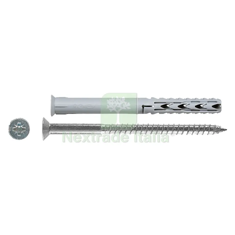 50PZ TASSELLO NYLON CON VITE ''SXRL-WZ LS'' SXRL 10X140WZ LS ø10 x 140 — Tasselli e ancoraggi — rif. FERX.4600918NLM