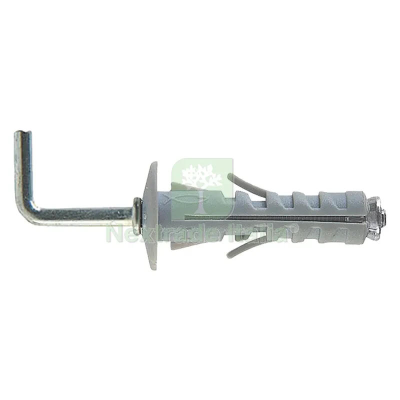 50PZ TASSELLO CON GANCIO LUNGO SB 12/6 ø 12 x 45 mm — Tasselli e ancoraggi — rif. FERX.4600258NLM 50PZ TASSELLO CON GANCIO LUNGO SB 12/6 ø 12 x 45 mm — Tasselli e ancoraggi — rif. FERX.4600258NLM