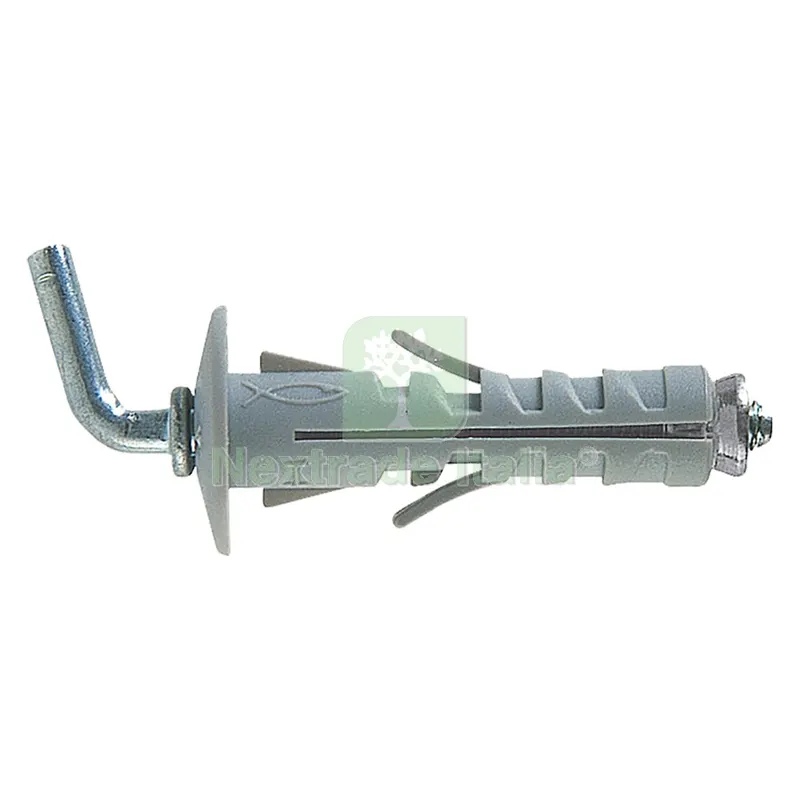 100PZ TASSELLO CON GANCIO CORTO SB 9/8 ø 9 x 40 mm — Tasselli e ancoraggi — rif. FERX.4600264NLM