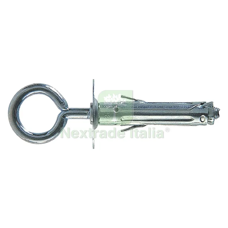 50PZ TASSELLO ACCIAIO CON OCCHIOLO CHIUSO SBS 9/3 ø 9 x 45 mm — Tasselli e ancoraggi — rif. FERX.4610310NLM