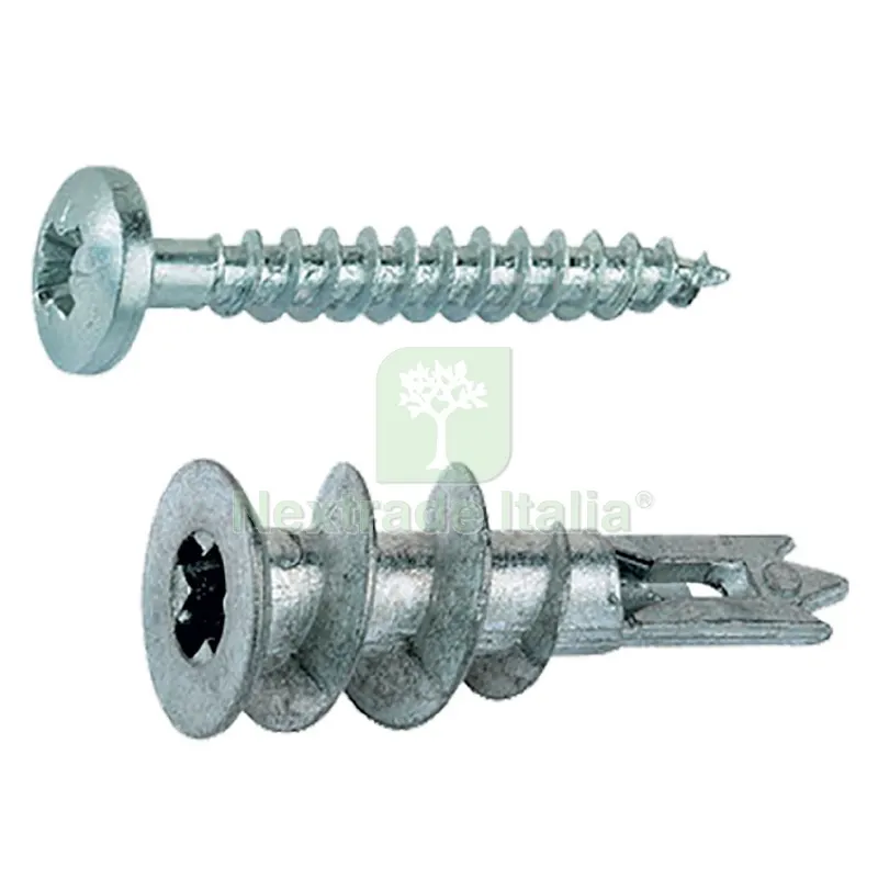 100PZ Tassello Metallo per Cartongesso 'GKM 12' lunghezza 31 mm — Isolanti e reti — rif. FERX.4610386NLM