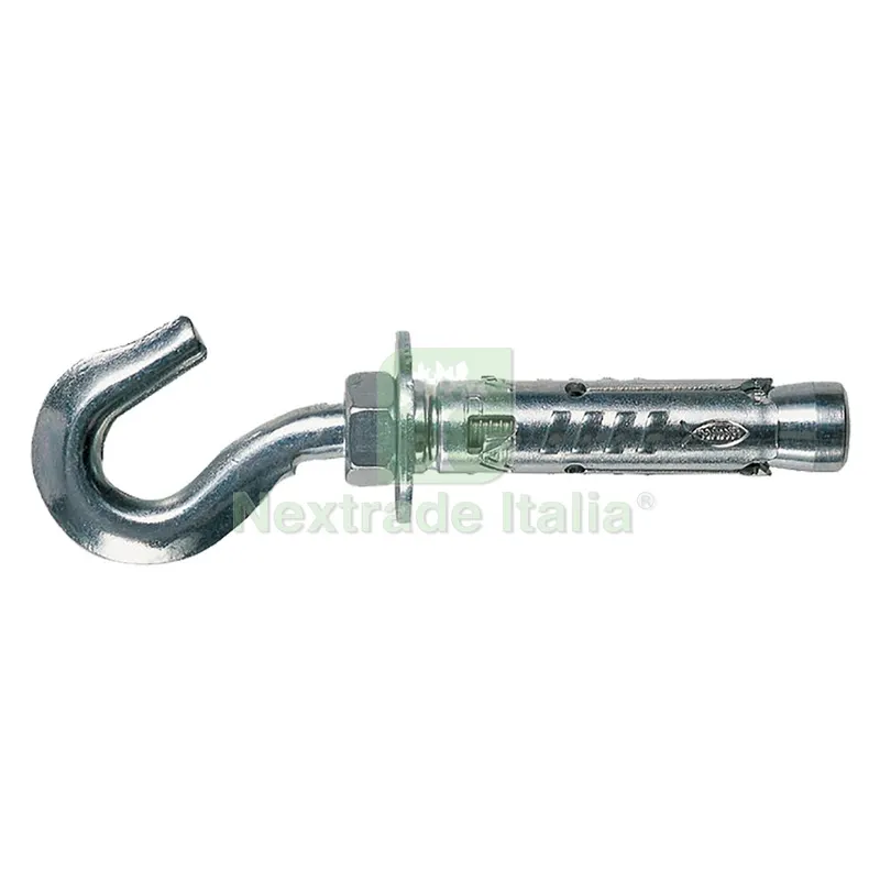 25PZ Tassello Acciaio con Gancio ''TA M-G'' TA M10G ø15 x 69 mm - M10 x 77 — Tasselli e ancoraggi — rif. FERX.4610568NLM