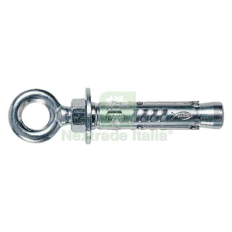 15PZ Tassello Acciaio con Occhiolo ''TA M-O'' TA M12O ø18 x 86 mm - M12 x 96 — Tasselli e ancoraggi — rif. FERX.4610586NLM