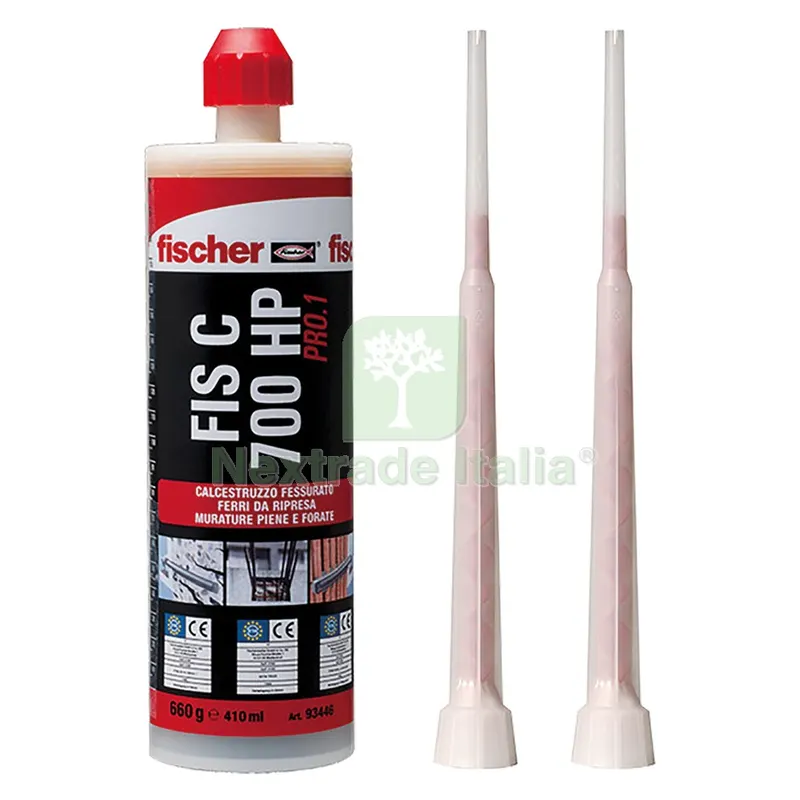 12PZ ANCORANTE CHIMICO 'FIS C700 HP PRO.1' ml 410 — Tasselli e ancoraggi — rif. FERX.4612120NLM