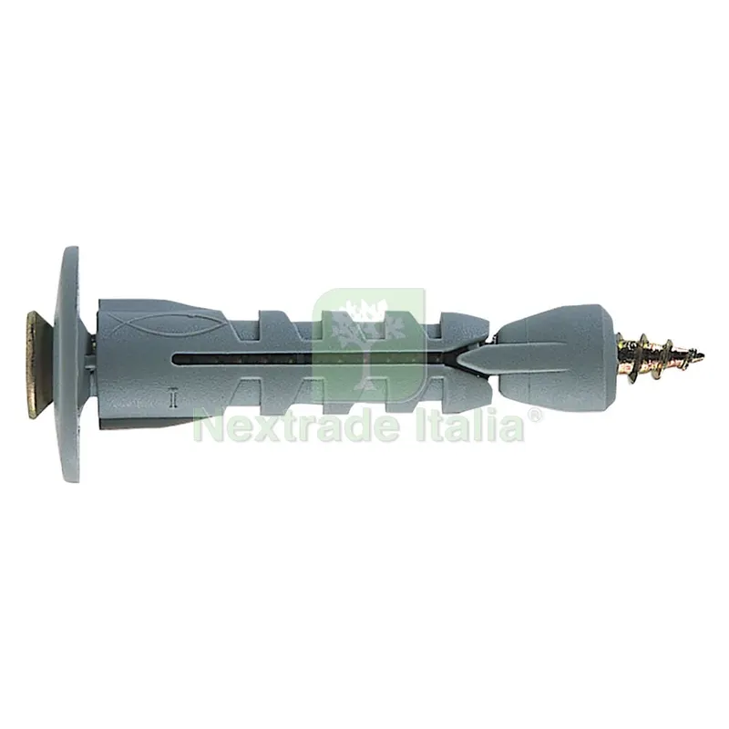 200PZ TASSELLO PER CARTONGESSO CON VITE SB N 9/4 ø9 x 43 mm — Isolanti e reti — rif. FERX.4610408NLM 200PZ TASSELLO PER CARTONGESSO CON VITE SB N 9/4 ø9 x 43 mm — Isolanti e reti — rif. FERX.4610408NLM