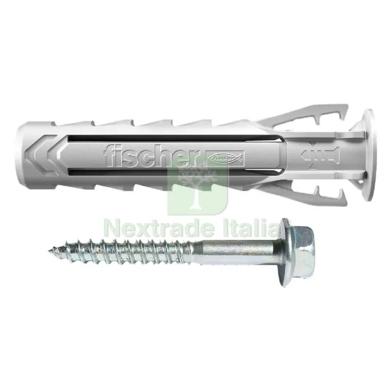 50PZ Tassello Nylon con Vite 'SX PLUS-BM' Ø 12 x 60 - vite 8 x 70 mm — Tasselli e ancoraggi — rif. FERX.4600354NLM