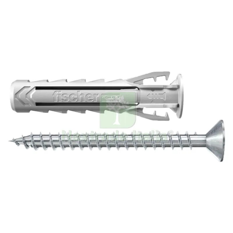 100PZ TASSELLO NYLON CON VITE 'SX PLUS -S' Ø 5 x 25 - vite 4 x 30 mm — Tasselli e ancoraggi — rif. FERX.4600480NLM